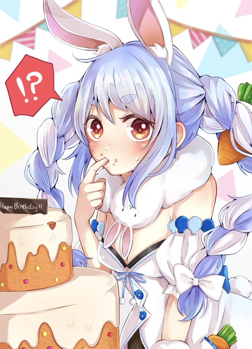 ぺこらぁあ!!!
お誕生日おめでとう??

かわいい声も、面白い配信も大好きです♡
これからも応援してます

 #ぺこらーと
#兎田ぺこら生誕祭 
