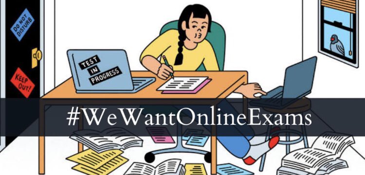 HinaRas74302550's tweet photo. Universities who are taking physical exams want students to fail, and to repeat the same courses are definitely doing business 
#WeWantOnlineExams https://t.co/sHGGzRHHRJ