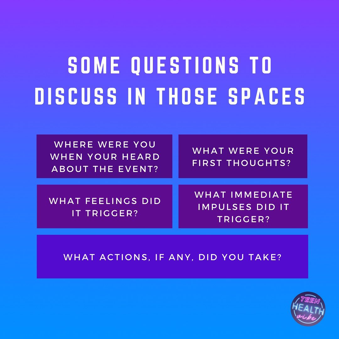 HealthCorps's tweet photo. The events of the past few days can leave children feeling anxious and alone. Here are some resources to process, cope, and discuss the events with the children in your life. (Tip on questions from psychiatrist @markgoulston) https://t.co/XqDswySTi3