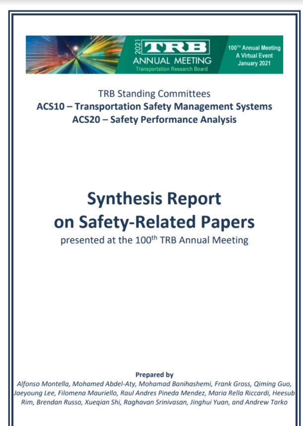 UCBSafeTREC's tweet photo. Now available: ACS10/ACS20 Synthesis Report on Safety-Related Papers: https://t.co/ThdrAhYb82 @trbacs10 @NASEMTRB #TRBAM #TransportationSafety #Research #CrashData #SafetyPerformanceFunctions #NetworkScreening #DataAnalysis https://t.co/np2znRXZtM