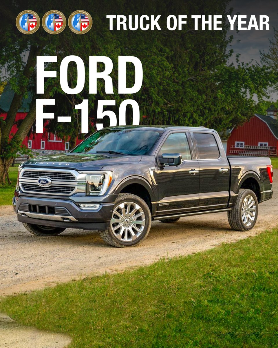 NACTOY's tweet photo. The 2021 North American Truck of the Year is the Ford F-150. https://t.co/AVaziZIfbG