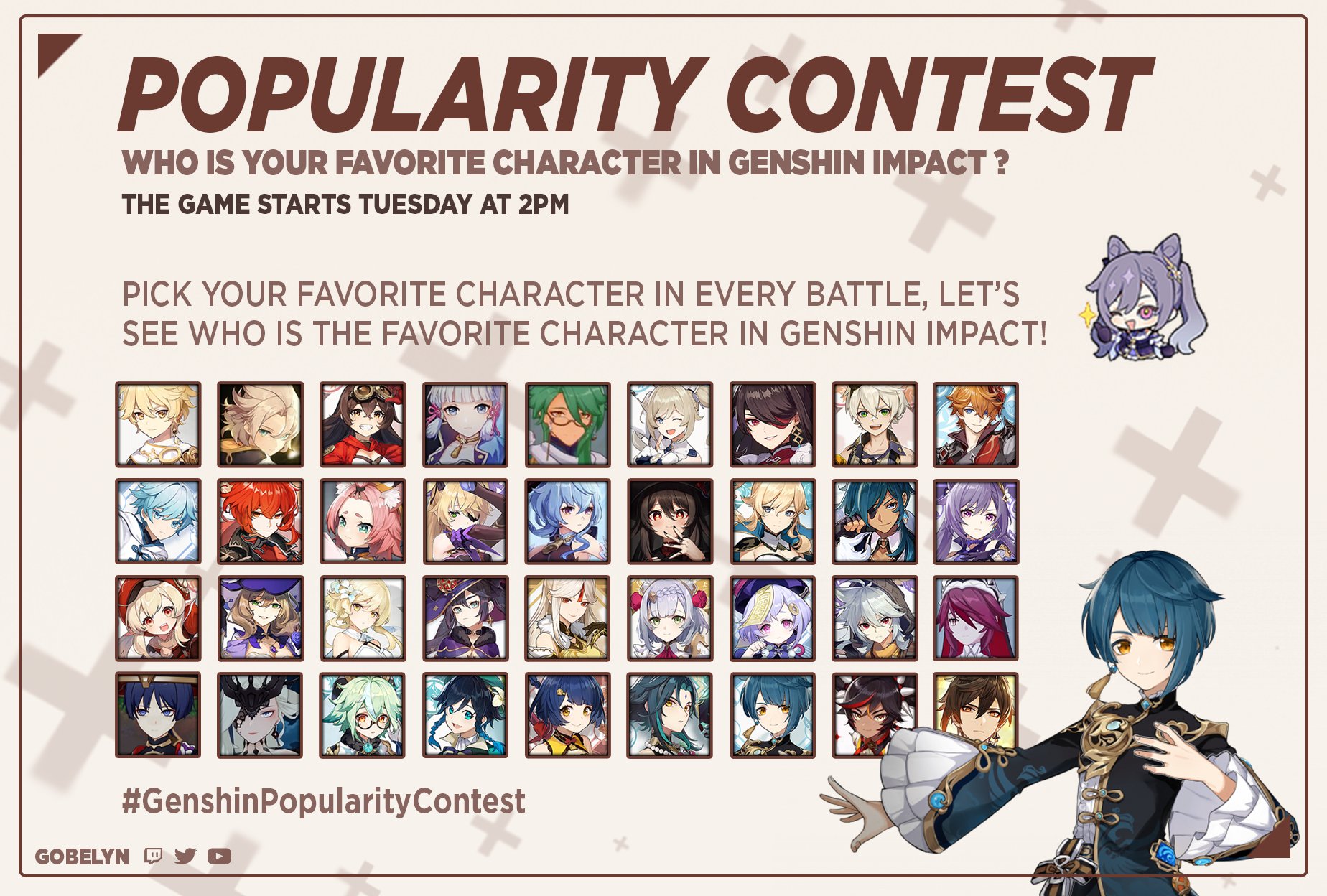 Choose your favorite character out of these characters