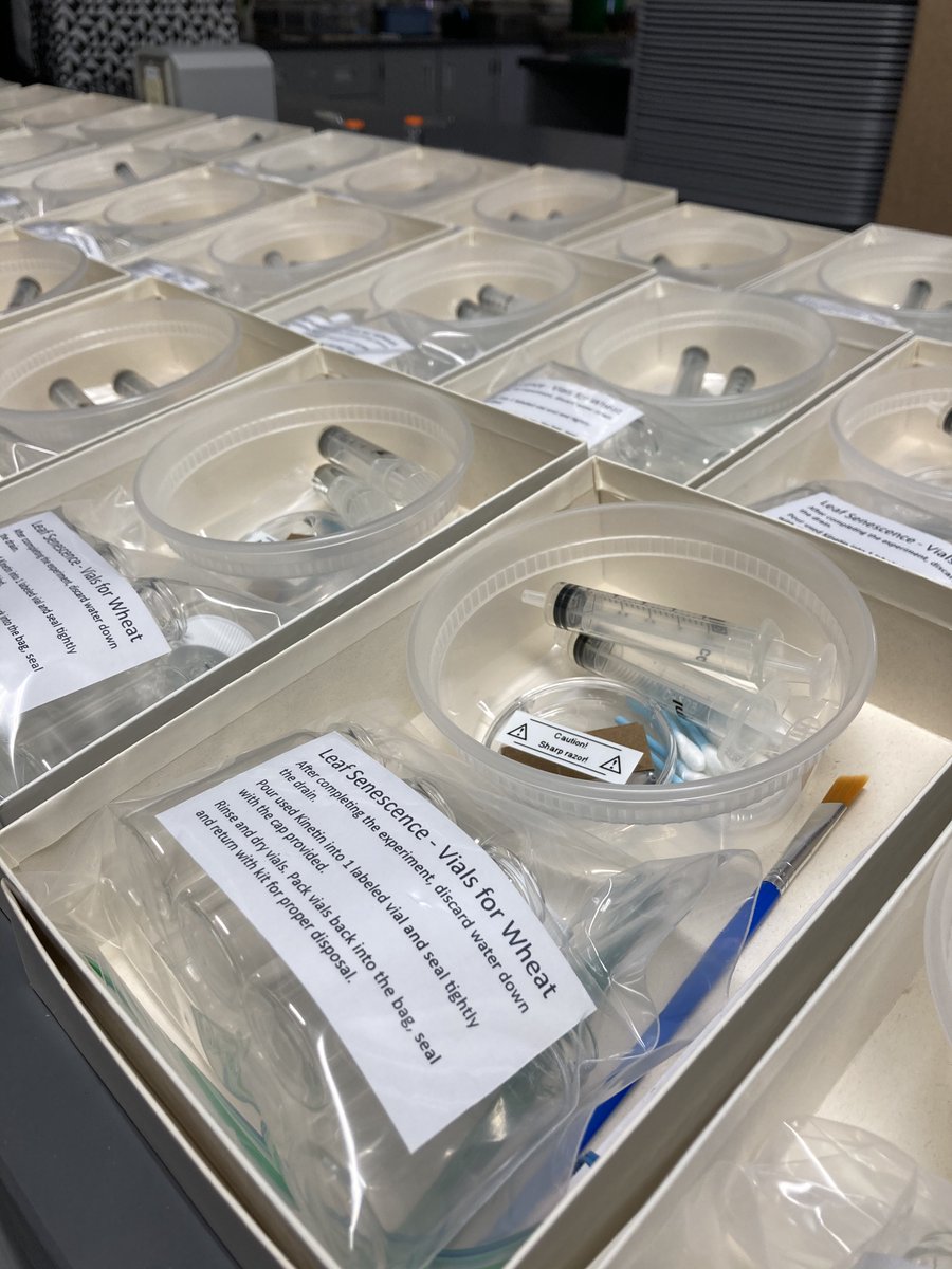 Pick-up for our Bio312 Plant Physiology take-home lab kits starts today. Lisa Cheung put together a 'portable lab', so students can grow plants and run experiments at home.
Happy home-labbing and keep your plants alive!
@UTMBiology #onlineteaching #happyplants