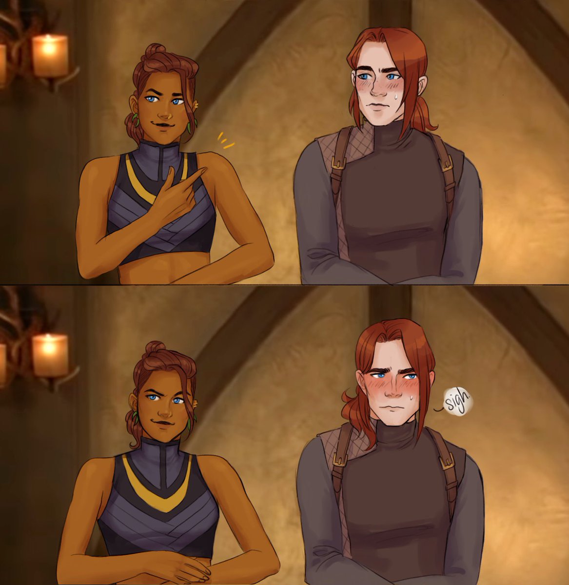 noxarcanaart's tweet photo. this is one of the most little sister things that Beau has ever done to Caleb

episode 91 I miss you

#criticalrolefanart #shadowgast https://t.co/6Ed0srt6uj