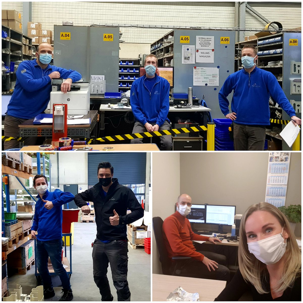 SYMACHPAL's tweet photo. On #InternationalThankYouDay we thank all our team members both at home and at our facility. 
Thank you for your hard work and dedication! Your engagement to earn and keep our customers trust in these challenging times is tremendous. 
#Packaging #palletizing https://t.co/qIIH0LNH4I