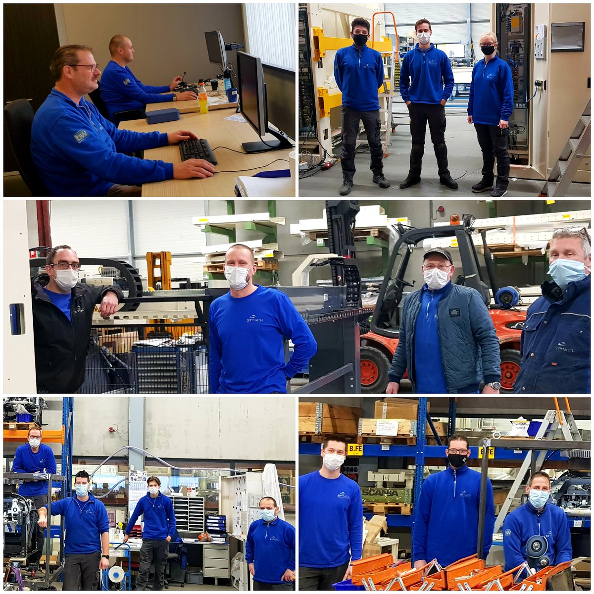 SYMACHPAL's tweet photo. On #InternationalThankYouDay we thank all our team members both at home and at our facility. 
Thank you for your hard work and dedication! Your engagement to earn and keep our customers trust in these challenging times is tremendous. 
#Packaging #palletizing https://t.co/qIIH0LNH4I