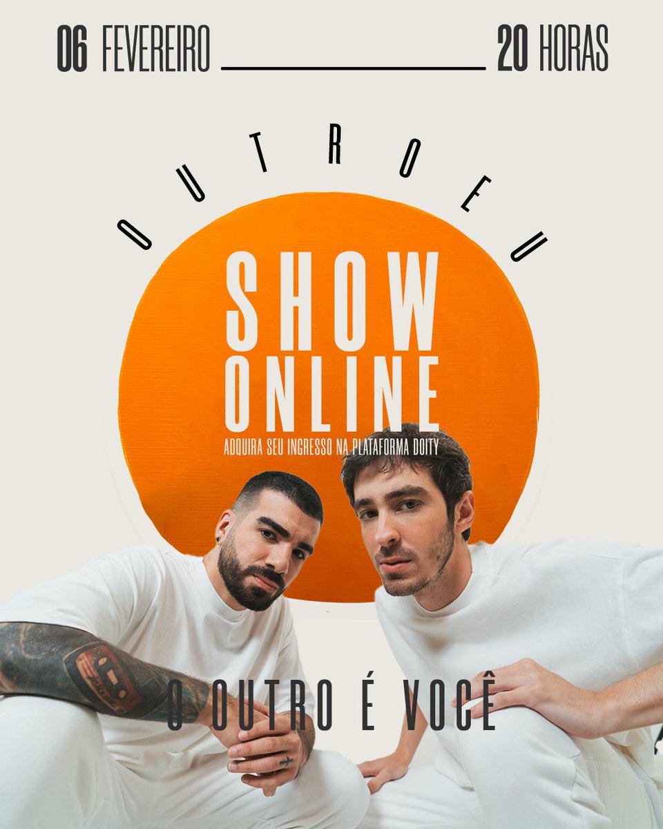 Vocês pediram e veio aí!!! 🤍
Feliz demais com esse show!
Mais de um ano sem tocar, vai ser lindo demais!!!
Já garantiu o seu?
Os 100 primeiros que comprarem vão participar de um meet and great no zoom, após o show! ✨
Corre lá :
https://t.co/AP27mHcTrY https://t.co/YNKP7bzxIz