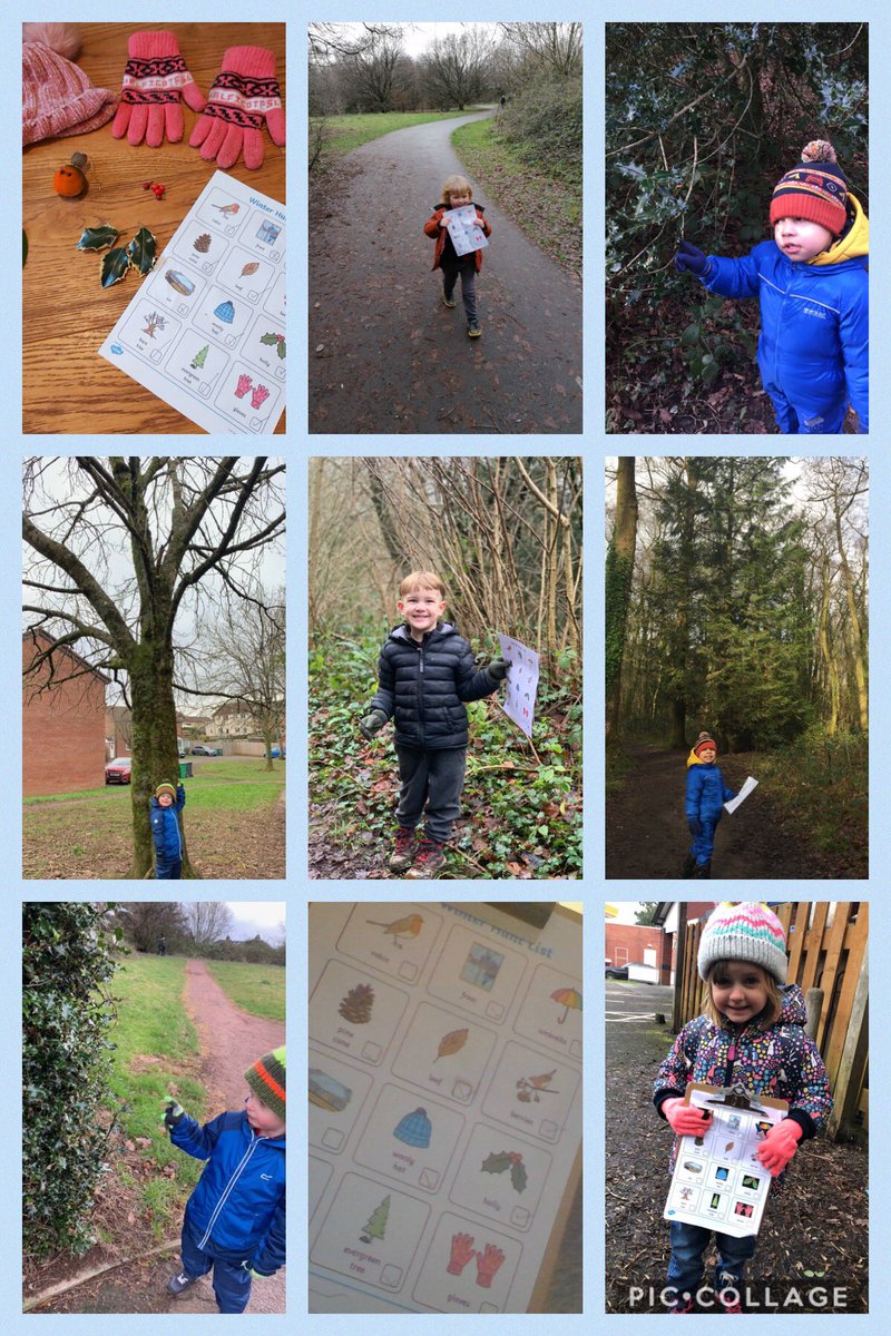 NurseryTps's tweet photo. #NurseryTPS have been looking for signs of Winter and completing a Winter Hunt checklist #TPShomelearning https://t.co/pS4yAcgJcO