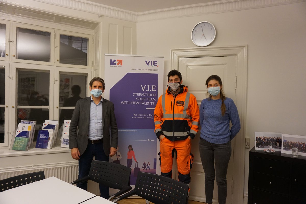 Rey82783308's tweet photo. Bienvenue aux 2 nouveaux V.I.E de Vinci, @VINCIConstruc pour la construction de la ligne sud, métro de #Copenhague #Danemark En 2021, faites le choix d’une internationalisation réussie avec #FranceRelance grâce à un jeune talent #VIE_RH  @BF_VIE_VIA @BF_VIE @francedk @BF_Nordics https://t.co/I6w62SGSm6