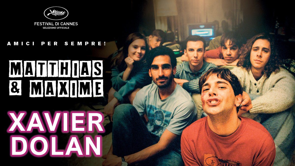 luckyredfilm's tweet photo. In anteprima su @SkyItalia cinema l'ultimo film del geniale regista #XavierDolan. #MatthiasEMaxime sono due amici da sempre, ma un gioco li porterà presto a dover decidere del loro futuro, costringendoli a scelte dolorose.
Questa sera alle 21:15. https://t.co/yEPNX0Wq5D