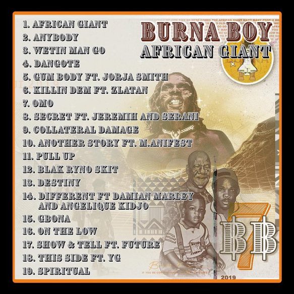 11. Most Slept on Song on African Giant