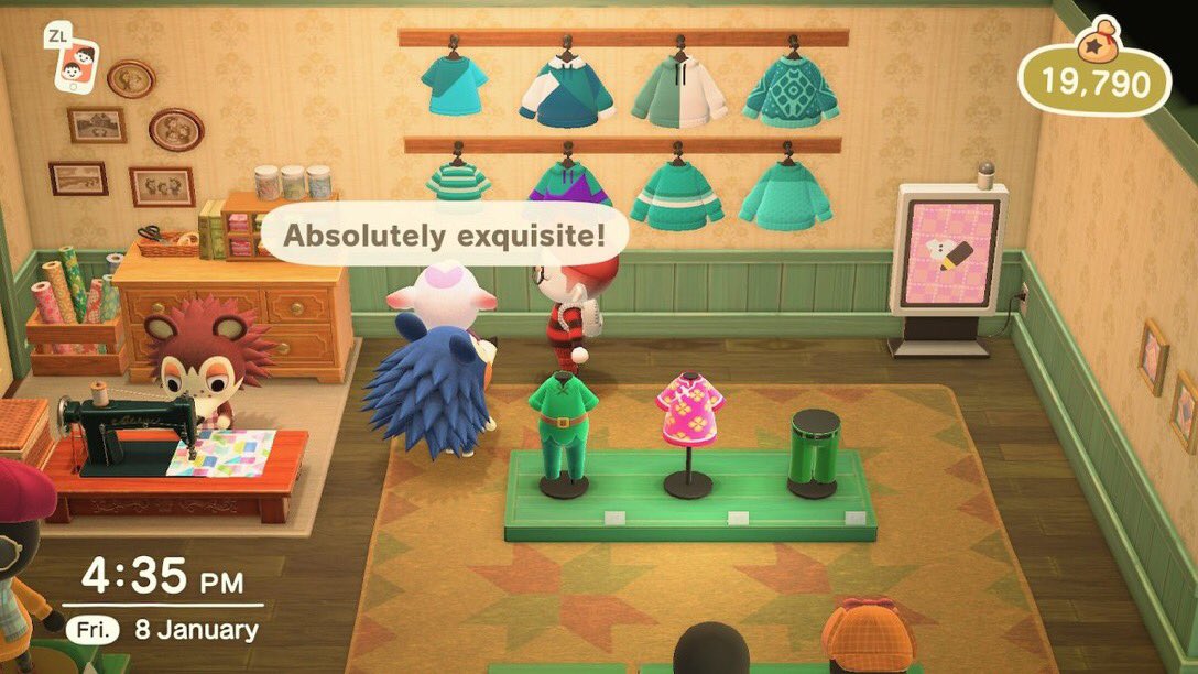 AcnhHolo's tweet photo. Decided to get rid of #ACNHvic 🐮 the other day. Came across #ACNHDianna 🦌 (no female deer emoji) &amp; this is what she had to say on her first day exploring my island.

BEST COMMENT ABOUT MY CUSTOM DESIGNS FROM MY VILLAGERS SO FAR 🥺🥺

#AnimalCrossingNewHorizions 
#Customdesigns https://t.co/HgOewvHAAA