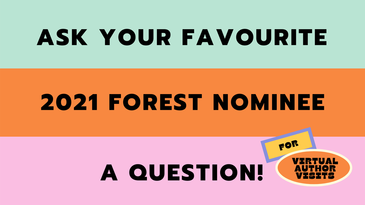 ForestofReading's tweet image. We’re organizing our virtual author visits &amp;amp; want to hear from you! Send us your questions that you want to be answered by your favourite #ForestofReading Nominee.  All questions are welcomed. Currently Silver Birch Express/Fiction &amp;amp; Red Maple. Submit here buff.ly/3bv5Y8u
