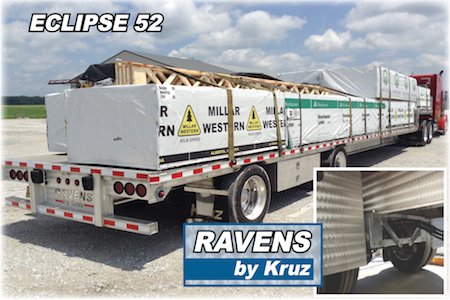 Kruztrailers's tweet photo. Galvanized suspension hangs &amp; landing gear braces are standard on the Ravens by Kruz Eclipse 52. Just another reason Kruz &amp; “Ravens” by Kruz trailers consistently meet &amp; exceed customer expectations for quality and durability. Call Kruz at (574) 772-6673 for YOUR next trailer. https://t.co/QzOHcWeNSk