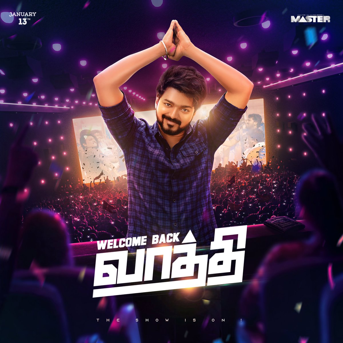 SRKRAJKUMAR12's tweet photo. #NewProfilePic 💥💥
Here we go ❤
Common DP to celebrate the Release of #Master in Theatres
Thalapathy @actorvijay annnovv #MasterPongal 😊💥
#MasterFilm
#MasterCommonDP
Designed by @PokkiriSanty 👏👍
#MasterAtAnandCinemas https://t.co/wc6Dtr5dgy