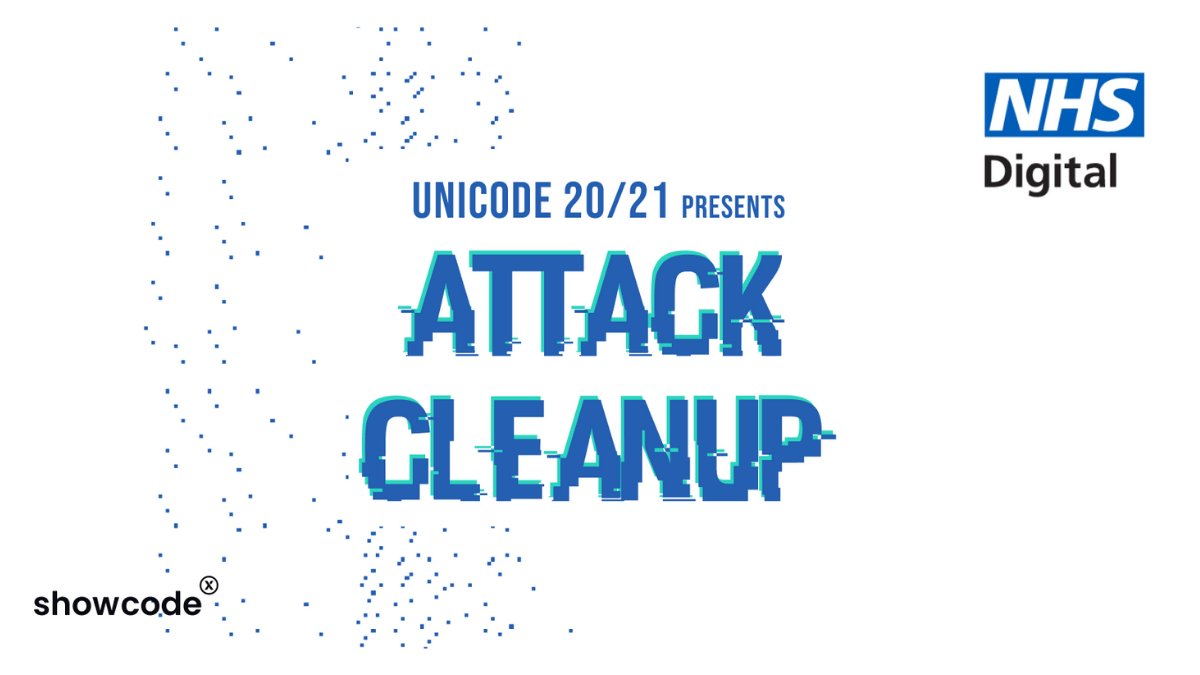 🚀UniCode challenge 'Attack Cleanup' is now live. Do you attend university? Are you obsessed with all things coding? We are sponsoring a UniCode challenge for the next week and there are great prizes to be won! 

Now is your time to showcase your talent👇
showcode.io/unicode/