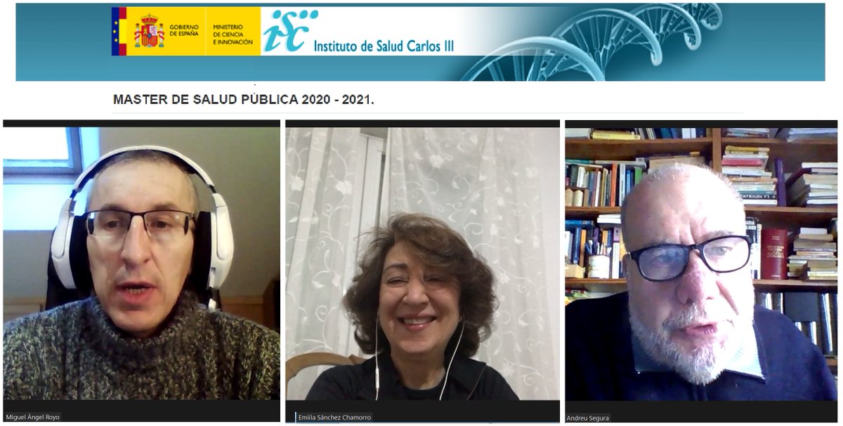 Este lunes se ha inaugurado, con la celebración de una jornada online, una nueva edición del Máster en Salud Pública de la Escuela Nacional de Sanidad #ISCIII.

📰 Más información en #NoticiasISCIII ➡️ bit.ly/2K7DmHa