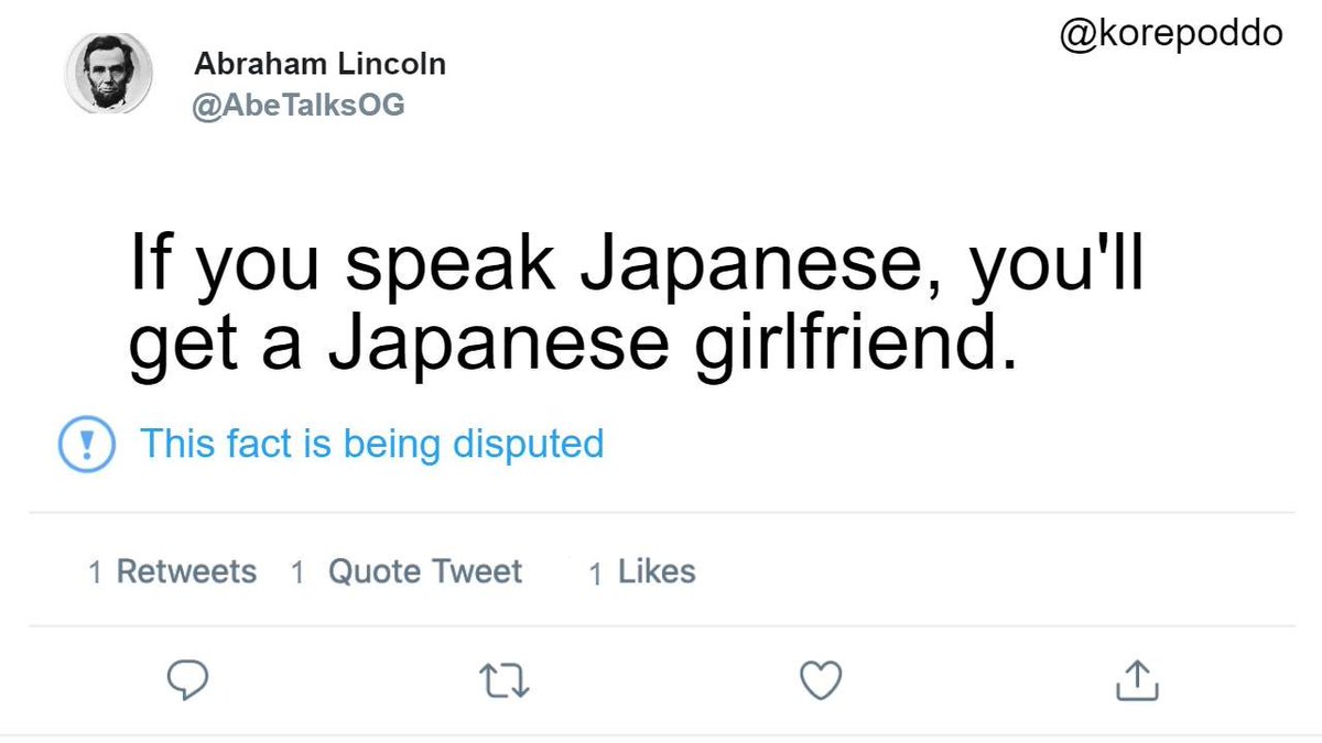 korepoddo's tweet photo. This fact is being disputed.
#japanese #japaneselearning #jlpt #learnjapanese #studyjapanese #japaneselesson #japaneselanguage #AJATT #MIApproach https://t.co/MzMU4WOEAv