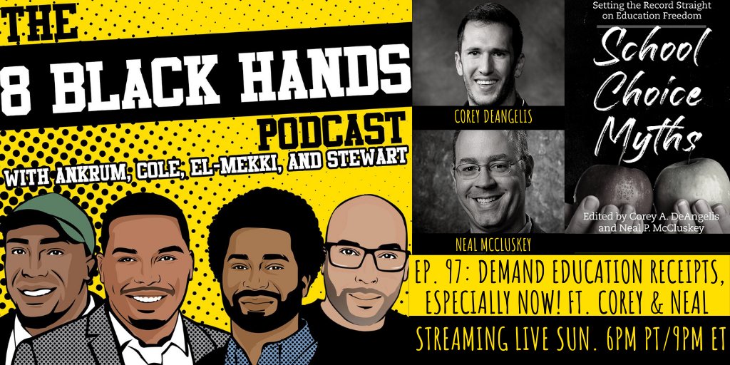 8BlackHands1's tweet photo. 🚨New Episode Alert🚨

Ep. 97: Demand Education Receipts, Especially Now! Ft: @DeAngelisCorey &amp; @NealMcCluskey

In this episode, we discuss how parents &amp; the community how to demand education quality even during these strange times.

https://t.co/kOUBqnkGk2 https://t.co/nxdnqtPoQo