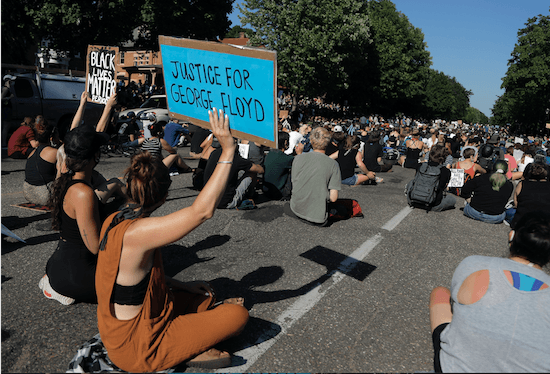 Two years later, during protests over the summer, on June 1, 2020, Trump deployed national guard troops, who used tear gas & flash-bang grenades to clear peaceful protesters in front of the White House for a photo-op at the church across nearby Lafayette Square.