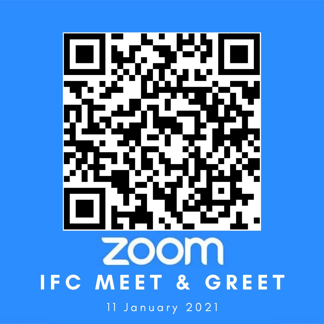 Here is the QR Code &amp; login info for tonight’s Meet &amp; Greet! Even if interested in just the slightest don’t be afraid to login for a few minutes to hear what our IFC officers have to say about why they went greek! 

If needed:
Meeting ID: 677 825 1582
Passcode: 081719