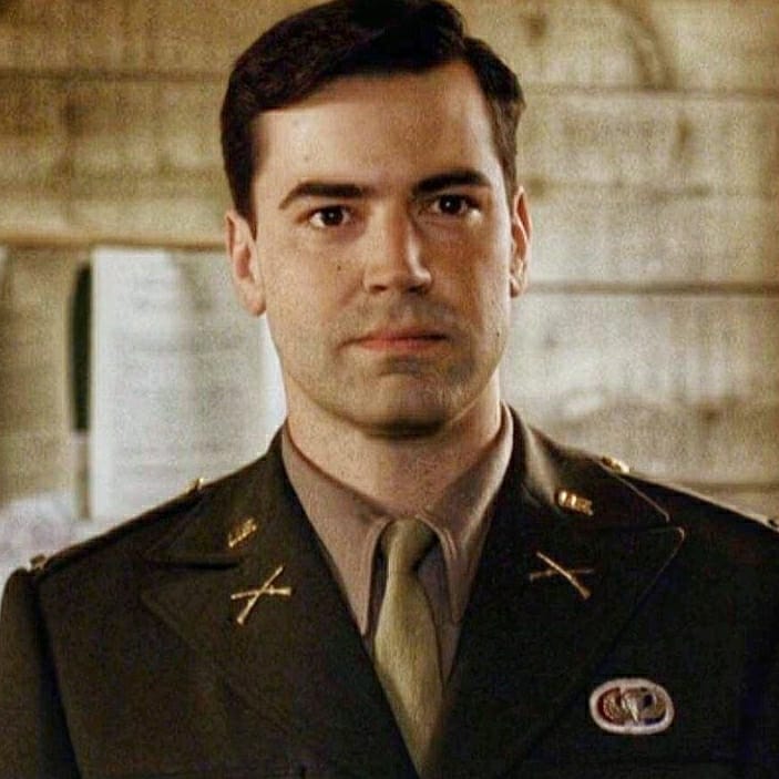 His lifelong friend, Dick Winters, gave the eulogy at his funeral.Nixon was portrayed by Ron Livingston in  #BandofBrothers. Many Easy veterans remarked at the physical likeness of the men, how they had done a double take at the series premiere when they saw Ron beside Grace9/