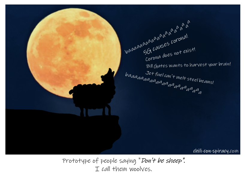 ChiliConS's tweet photo. Don't be sheep! https://t.co/DUaPWY4WkL https://t.co/ZCyLEymp9e