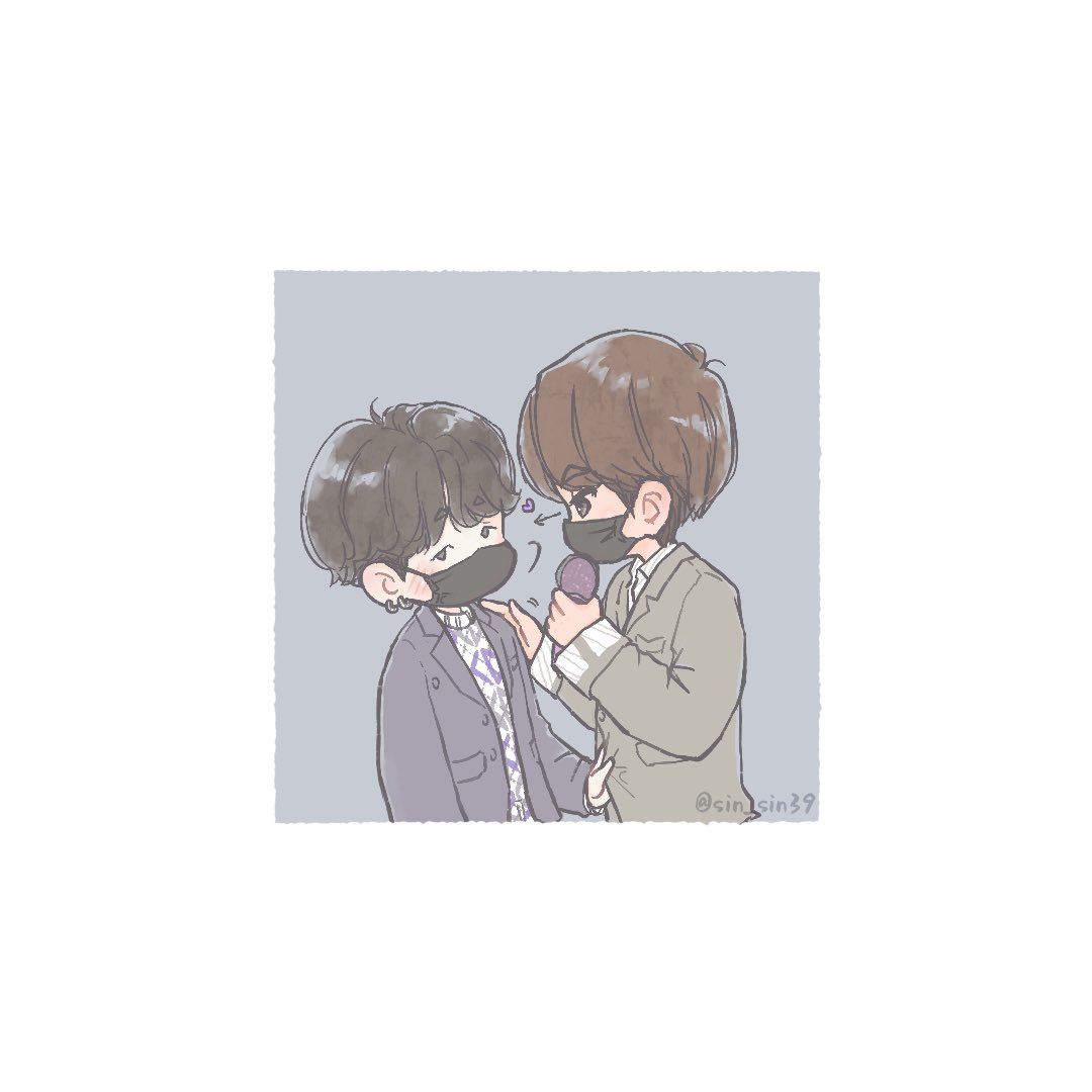「Look at me ⸝⋆  #sin #yoonjin 」|sin_sin𓆉(slow)のイラスト