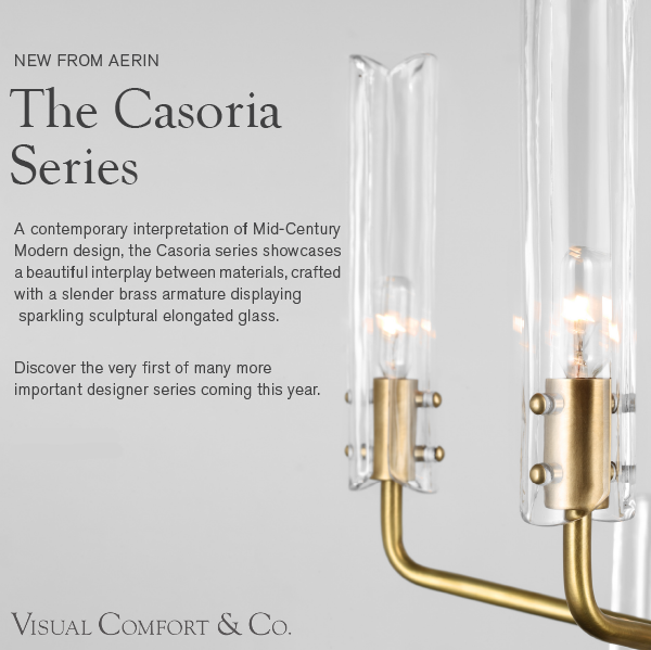 Introducing #Casoria by AERIN 😍 The first new <a href="/visualcomfort/">VISUAL COMFORT</a> 2021 design to be unveiled, available for pre-order now!