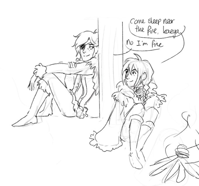 quick doodles bc i like to hurt my own feelings https://t.co/cQYSCSjqZ0 