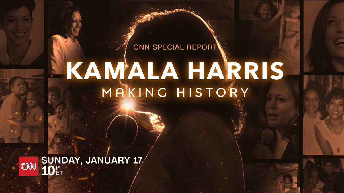 abbydphillip's tweet photo. Some programming news! Next Sunday tune in to @CNN at 10pm EST as we present my documentary KAMALA HARRIS: Making History.

I sat down with the VPE for a wide-ranging interview. Plus you don't want to miss our joint interview with Harris and incoming second gentleman Doug Emhoff: https://t.co/X5xqumHCce