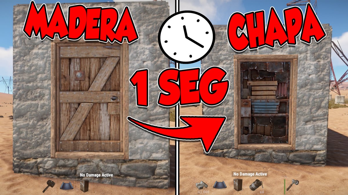 zakktor's tweet image. NUEVO VÍDEO DE #RUST EN EL CANAL!!
Como Cambiar Puerta De Madera A Chapa En Rust!! TRUCO PARA MEJORAR TU PUERTA EN UN SEGUNDO!!
youtu.be/I50_E2bpc8c
#YOUTUBE #rust2 #egoland #rustgame #youtuber
