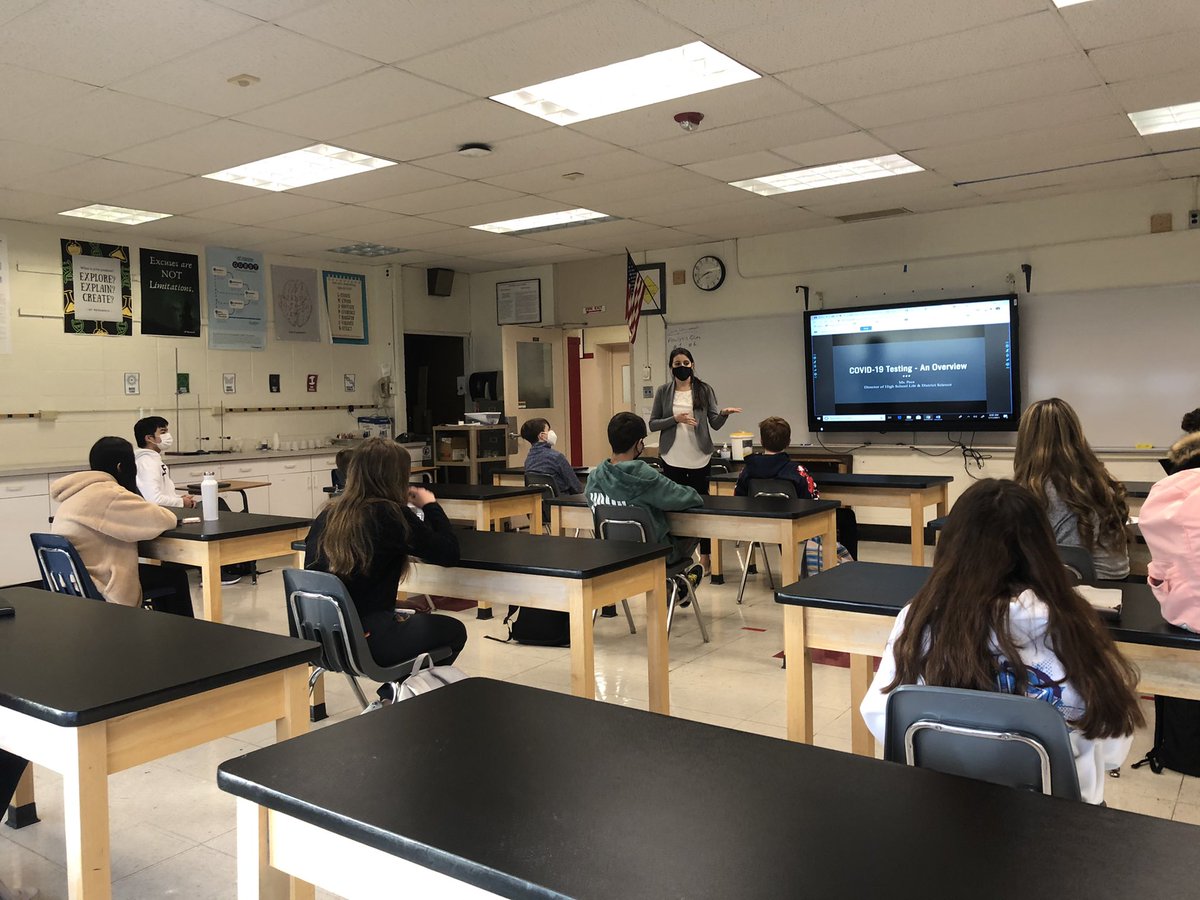 Excellent experience today for our Intro to STEM Research Ss today as our own Director of SCIENCE &amp; HS Life <a href="/MAPaceEWSD/">M Alexis Pace</a> came in to guest lecture! #EWLearns #BacktoYourRoots