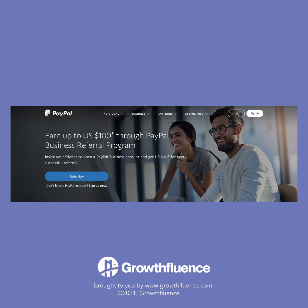 HiGrowthfluence's tweet photo. Growing your early-stage SaaS ⛅️ product with limited resources is not easy but it's doable. 

@PayPal did it 🌟! They gave away $10 for every referral, that was the straight CAC 

#growthhacking #saas #saasmarketing #saasgrowth #growthhacks #b2bmarketing https://t.co/p9wRuTbnQw