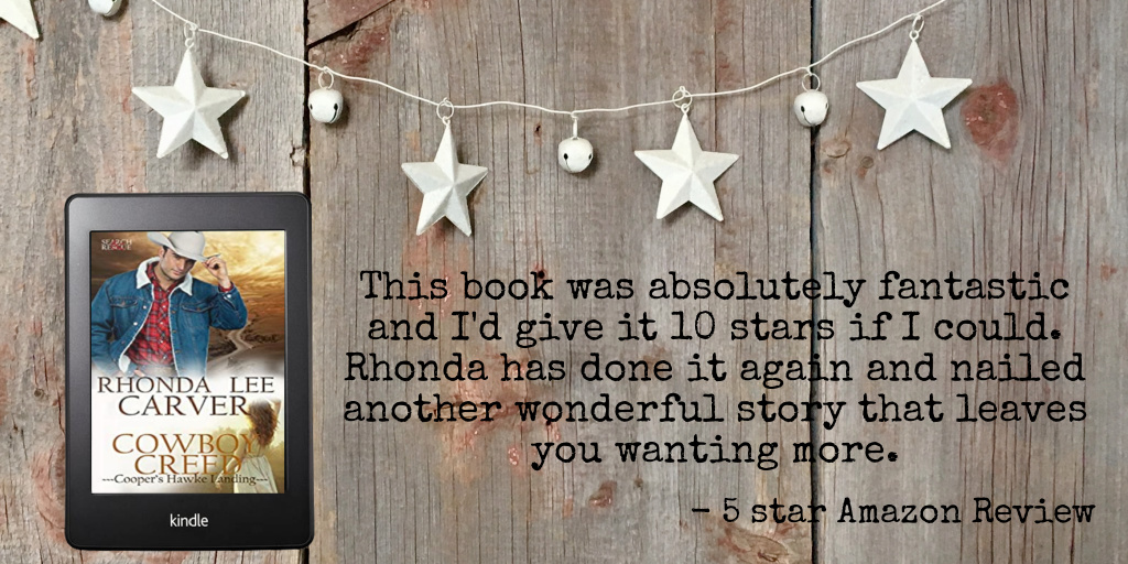 Cowboy Creed (Cooper's Hawke Landing Book 1)
Amazon: amzn.to/2LK58tu
Read #FREE with Kindle Unlimited!

Cowboy Hank (Book 3) releases Jan. 26th. Pre-order your copy today: amzn.to/3nPAUDf

#KU #KindleUnlimited #Preorder #CowboyRomance