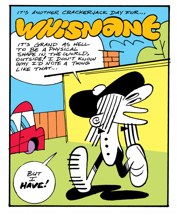 . @wander_lane, Cartoonist of MEETING COMICS had this to say about  @maxhuffman's WHISNANT - "Max’s art keeps getting better as his stories keep getting weirder." https://www.maxhuffman.com/index.php/comics/whisnant/