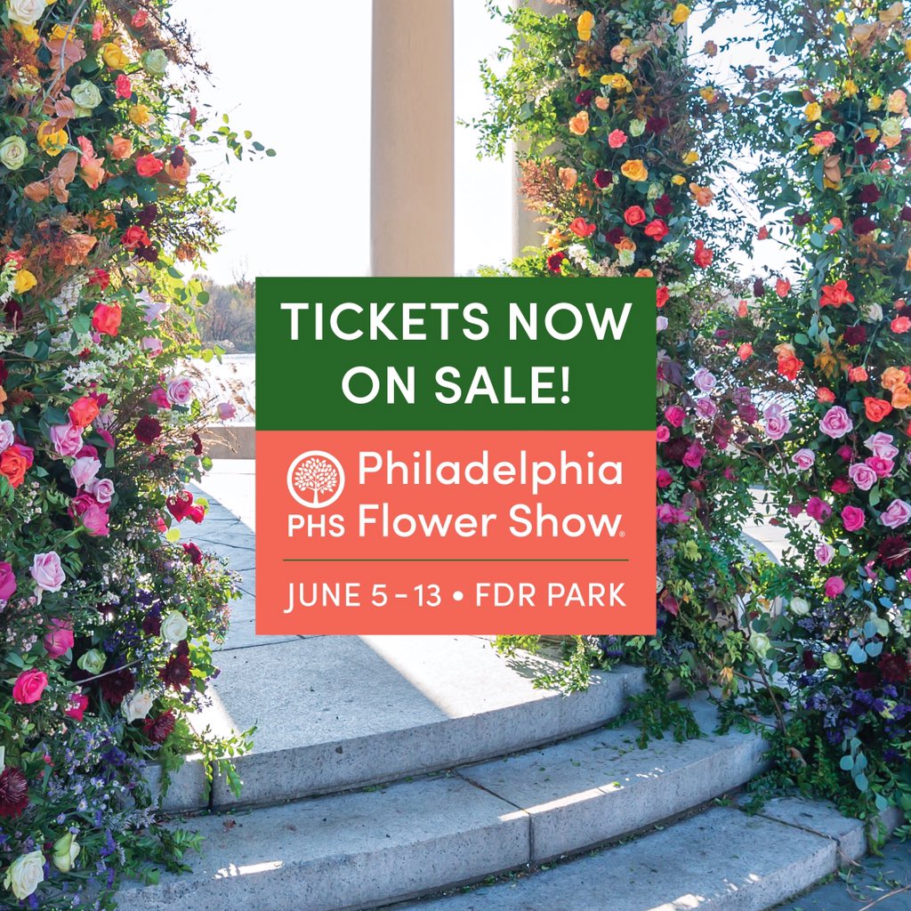 ErinDunkel's tweet photo. Start off the summer right! The 2021 Philadelphia Flower Show will be blooming outdoors in FDR Park from June 5-13. Tickets on sale now: https://t.co/iw7HsYHZq5 https://t.co/xTjV0e0EIZ