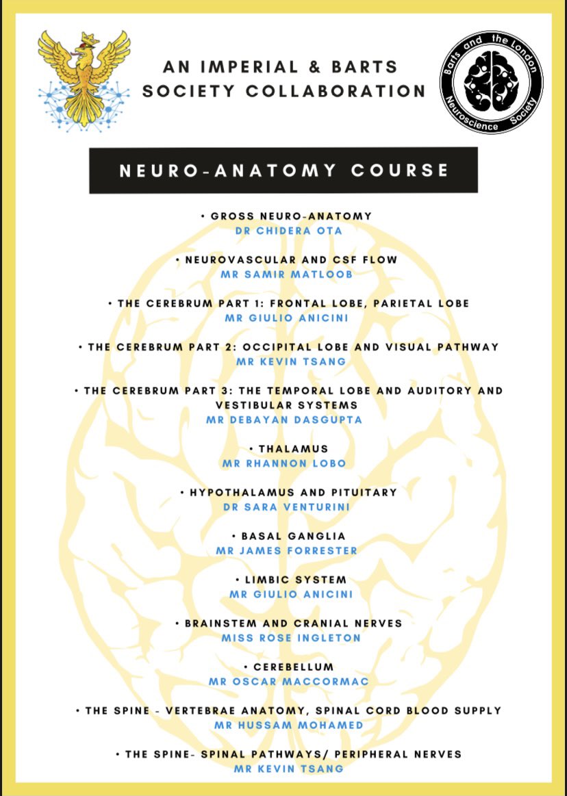 Nicola Newall (@newall_nicola) on Twitter photo 🧠 1 more week to go 🧠 Excited to reveal our list of neuro anatomy topics and tutors for our upcoming <a href="/ICNeuroSoc/">IC NeuroSoc</a> x <a href="/BLneuroscience/">BLNeuroscience</a> neuro anatomy course! Sessions will be weekly so make sure to sign up to keep up to date with times and days via imperial.eu.qualtrics.com/jfe/form/SV_3C… Can’t wait 🧠 1 more week to go 🧠 Excited to reveal our list of neuro anatomy topics and tutors for our upcoming <a href="/ICNeuroSoc/">IC NeuroSoc</a> x <a href="/BLneuroscience/">BLNeuroscience</a> neuro anatomy course! Sessions will be weekly so make sure to sign up to keep up to date with times and days via imperial.eu.qualtrics.com/jfe/form/SV_3C… Can’t wait