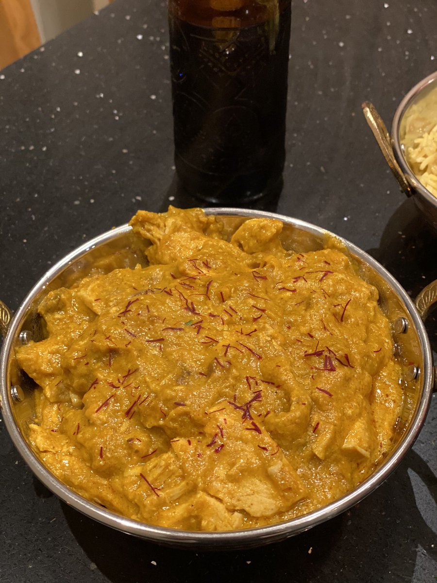 mikeymooser's tweet photo. What do you do with the leftover Turkey from Sunday lunch?? You do a @Als_Kitchen_ Korma recipe, thatβs what you do! Absolutely delightful! π¦π₯₯ #alskitchen #turkeykorma #basegravy #happymondays https://t.co/1GvGxU0Dnr