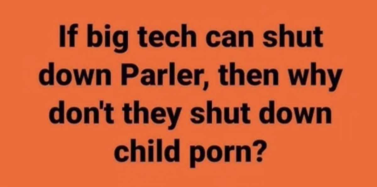The answer to this question is #Hypocrites. #Apple #Google #Twitter #HypocrisyAtItsFinest #BigTechCensorship #BigTech #BigTechTyranny #Socialism #BANTHISTERRORIST platforms. Give us #Parler BACK!!! #mondaythoughts.