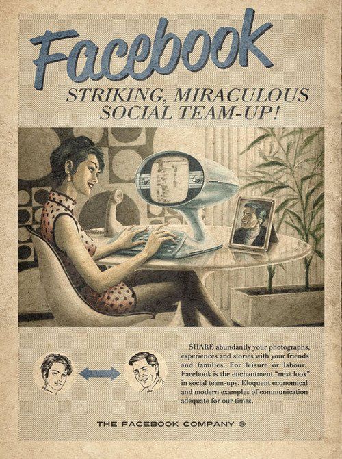 VladoBotsvadze's tweet photo. Ads for modern day sites designed to look vintage. #socialmedia #advertising https://t.co/aZvMkMocpW