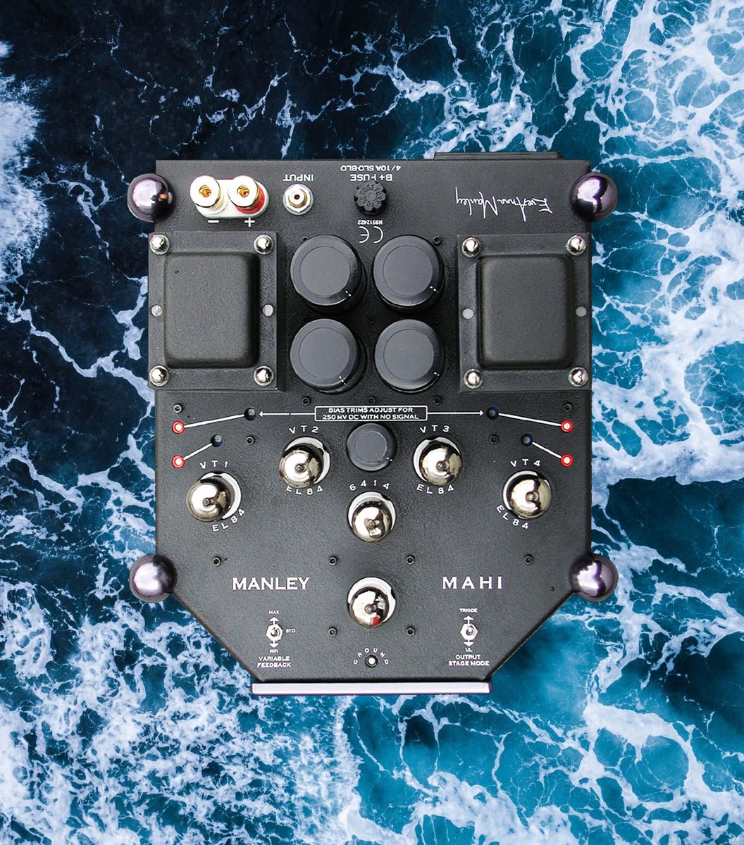 manleylabs's tweet photo. Put a pair of these tube monoblocks together and what do you get? MAHI-MAHI! ๐๐
Even More MAHI ๐
https://t.co/JwCYpyK4LC
#manley #manleylabs #mahi #monoblock #amplifiers #tubeamp #tubesrule #mahirules #fish #fishjokes https://t.co/iONM0z15WO
