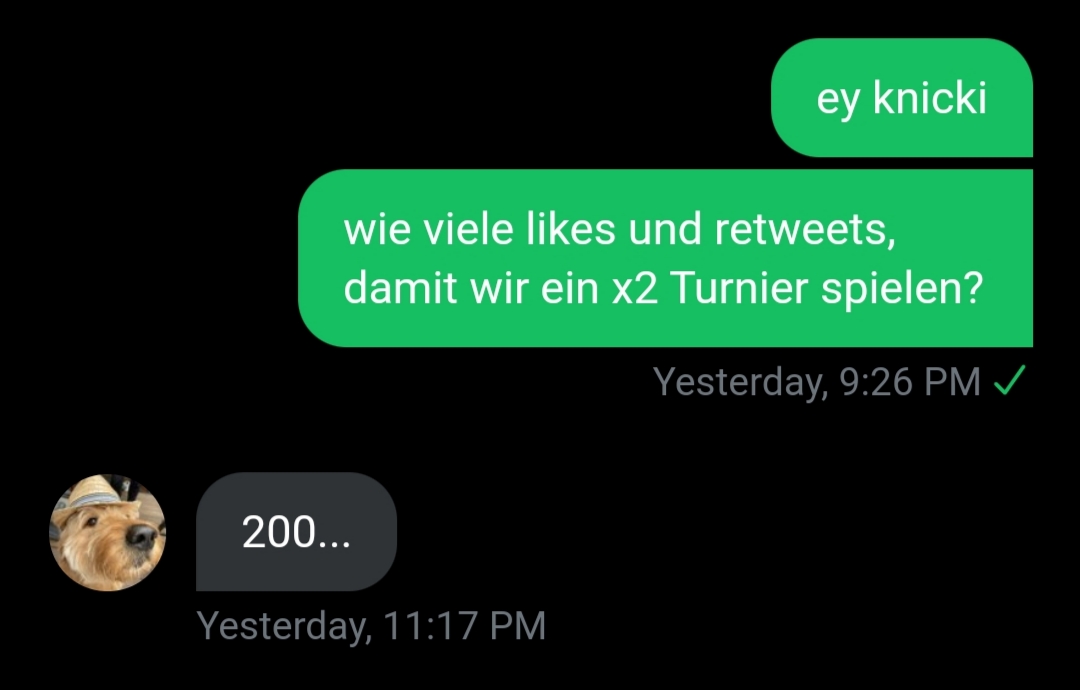sheytangoeswild's tweet image. 200 LIKES + RETWEETS, DAMIT ICH UND @Knickii1 EIN DUO TURNIER SPIELEN ALSO LET'S GOOO🔥

(muss minecraft earnings ausbauen und so)