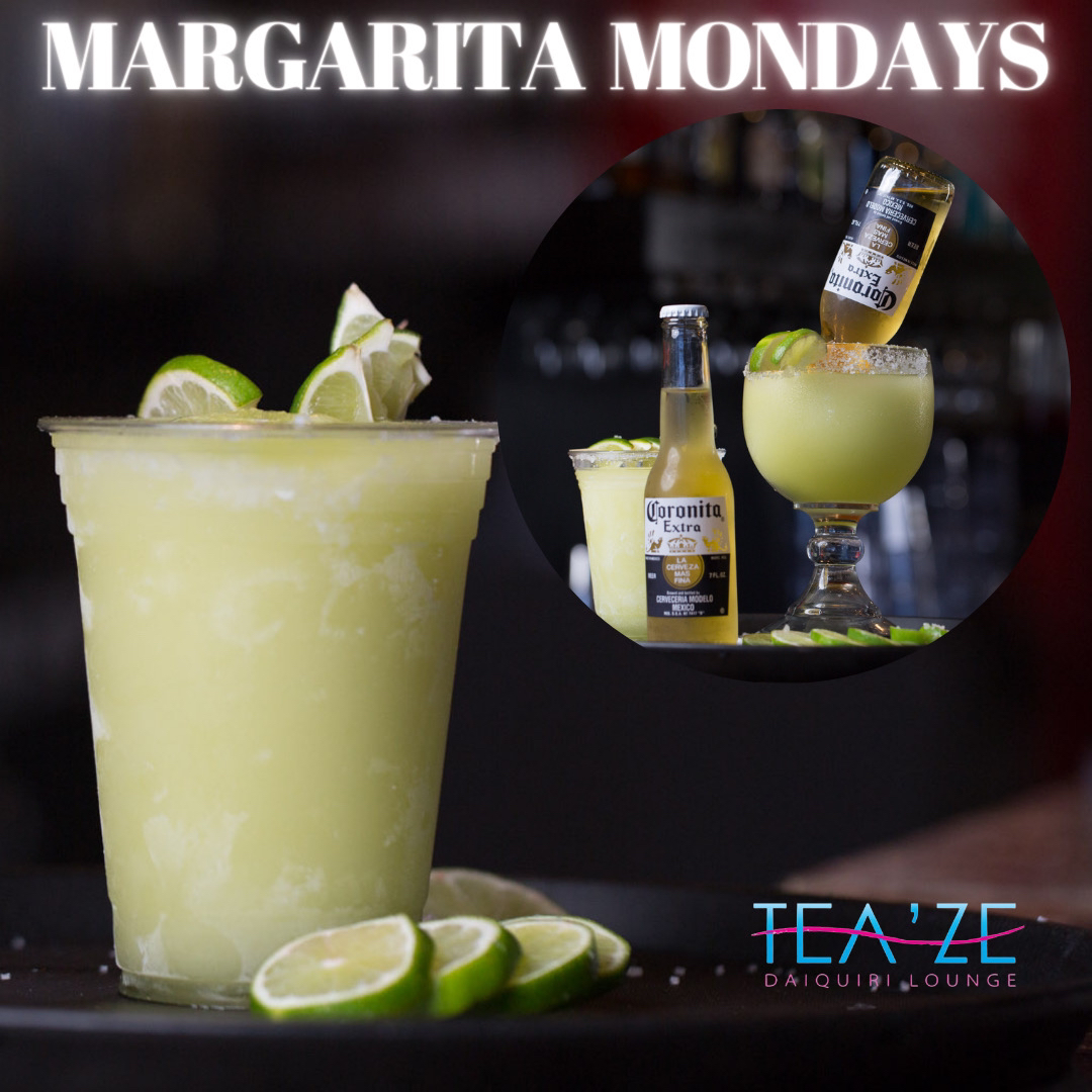 TeazeDL's tweet image. We go up on Margarita Mondays!! Pull up and get your favorite flavor today! 

#margaritamondays #teazedaiquirilounge #teazelounge #missouricity #mocitytx #daiquiri #frozendrinks