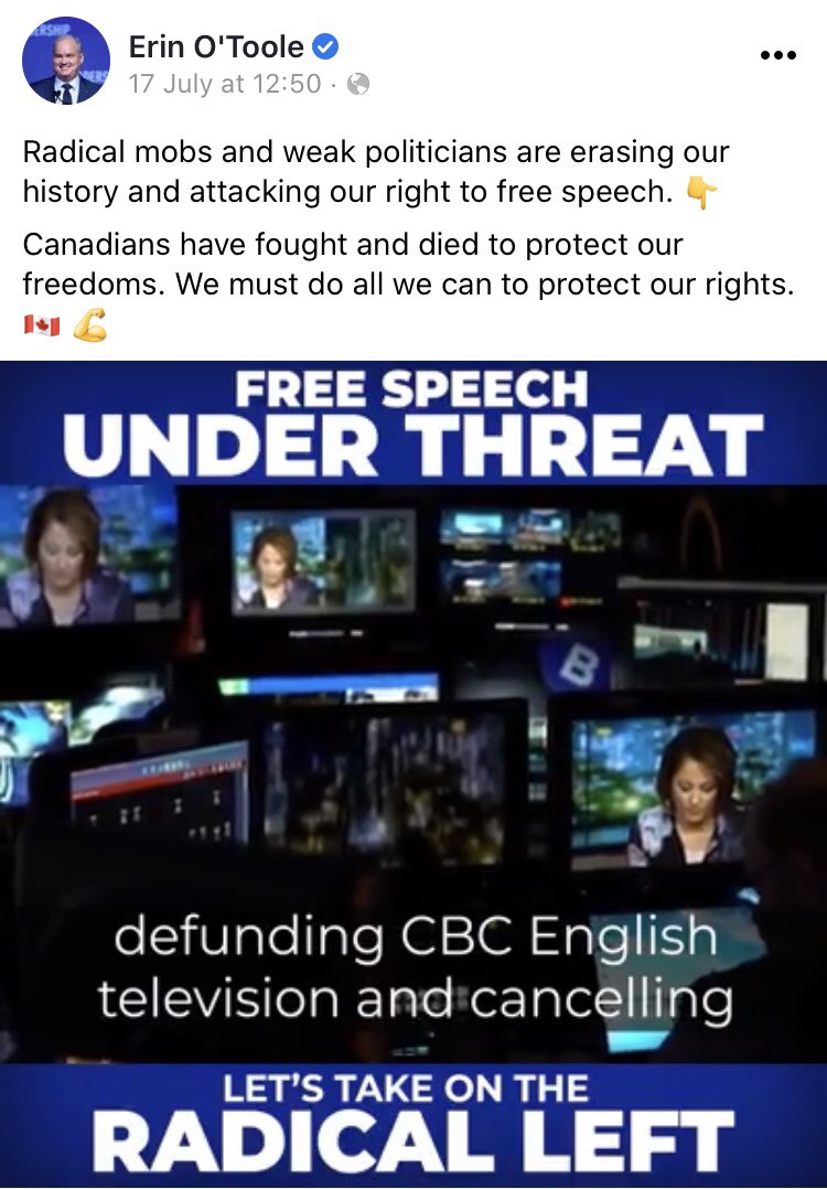If Canadian voters can look at this and NOT see the connection in messaging, then Canada is in grave danger of following the same path that has led to catastrophic results elsewhere.  #cdnpoli  #cdnmedia