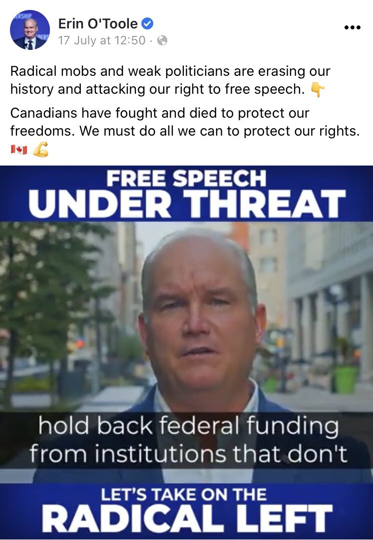 If Canadian voters can look at this and NOT see the connection in messaging, then Canada is in grave danger of following the same path that has led to catastrophic results elsewhere.  #cdnpoli  #cdnmedia
