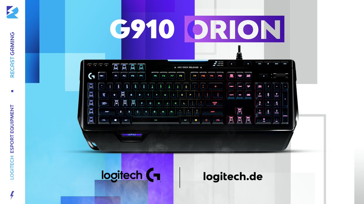 gaming_recast's tweet photo. Die Logitech G910 Gaming Tastatur sorgt mit ihren programmierbaren G-Tasten und taktilen Tasten-switches für präzise Eingaben und damit in jedem Game für einen kompetitiven Vorteil!
Erhältlich auf: https://t.co/CGz407vqoN
#LogitechGDE #PlayAdvanced #Werbung #Esport #Gaming https://t.co/wt5TBlReYl