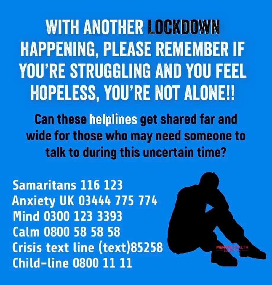 Remember you are never alone 💙💚💙