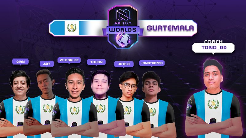 🇬🇹 GUATEMALA 🇬🇹

👨‍💼 <a href="/Stevenop_/">Steven</a>
🗣️ @LukRa_CR
🗣️ <a href="/tono_gd/">Toño</a>
👤 @Jona18_cr
👤 @Jaff_Gg
👤 <a href="/estebanmm04/">Esteban (:</a>
👤 <a href="/Cr_Jotaa/">Jσƚα 🥇</a>
👤 <a href="/Velasquezz15/">Velásquezz✊🏻</a>
👤 <a href="/Gian_Navi/">Gian</a>

#NTWorlds 🌐