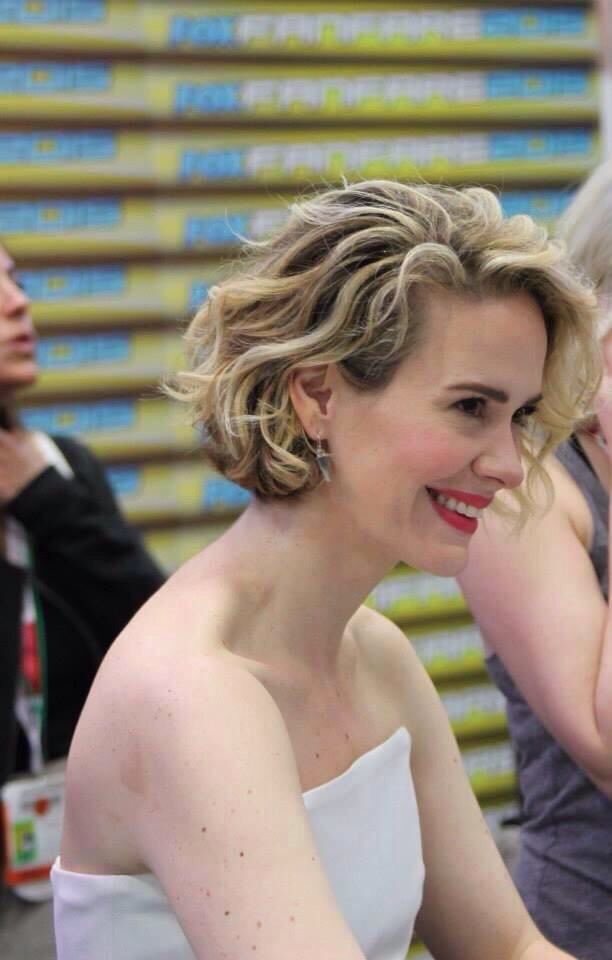 Sarah Paulson’s side profile a thread ;